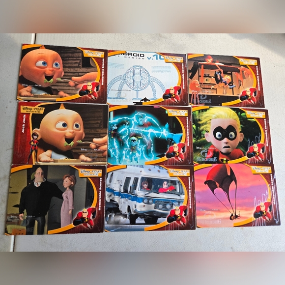 20 Disney Tradibg Cards Monster's Inc. Finding Nemo, Incredibles, Bug's Life TOY - Picture 3 of 6
